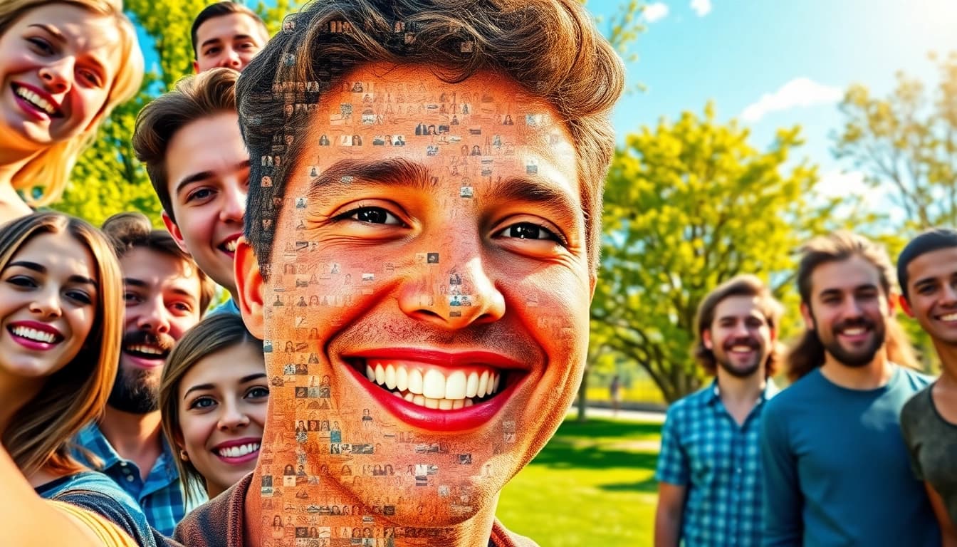 Selfie Mosaic: A Creative Network of Interactive Portrait Tiles