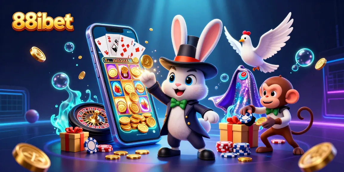 Experience thrilling gameplay with 88ibet's exciting golden coin magic and poker chip surprises.