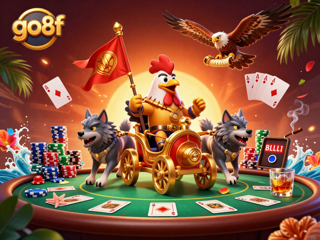 Check out go8f to enjoy thrilling games with a rooster warlord and poker elements.