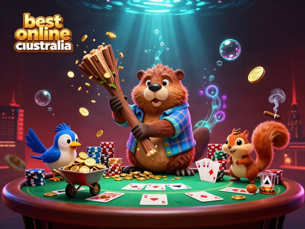 Collect coins and win at the best online casinos Australia in this lively scene.
