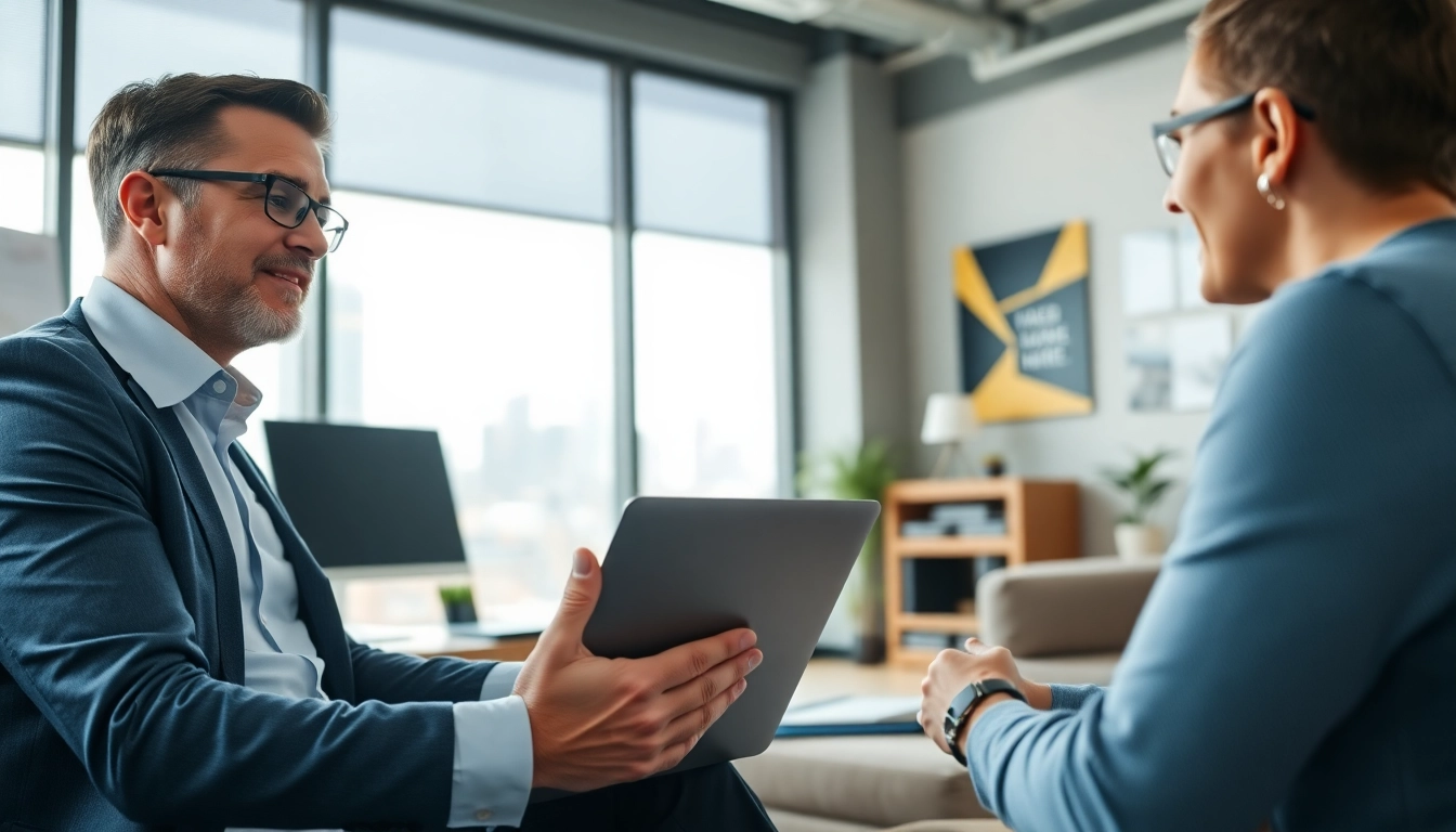 Career coaching session with a professional coach guiding a client towards new opportunities.