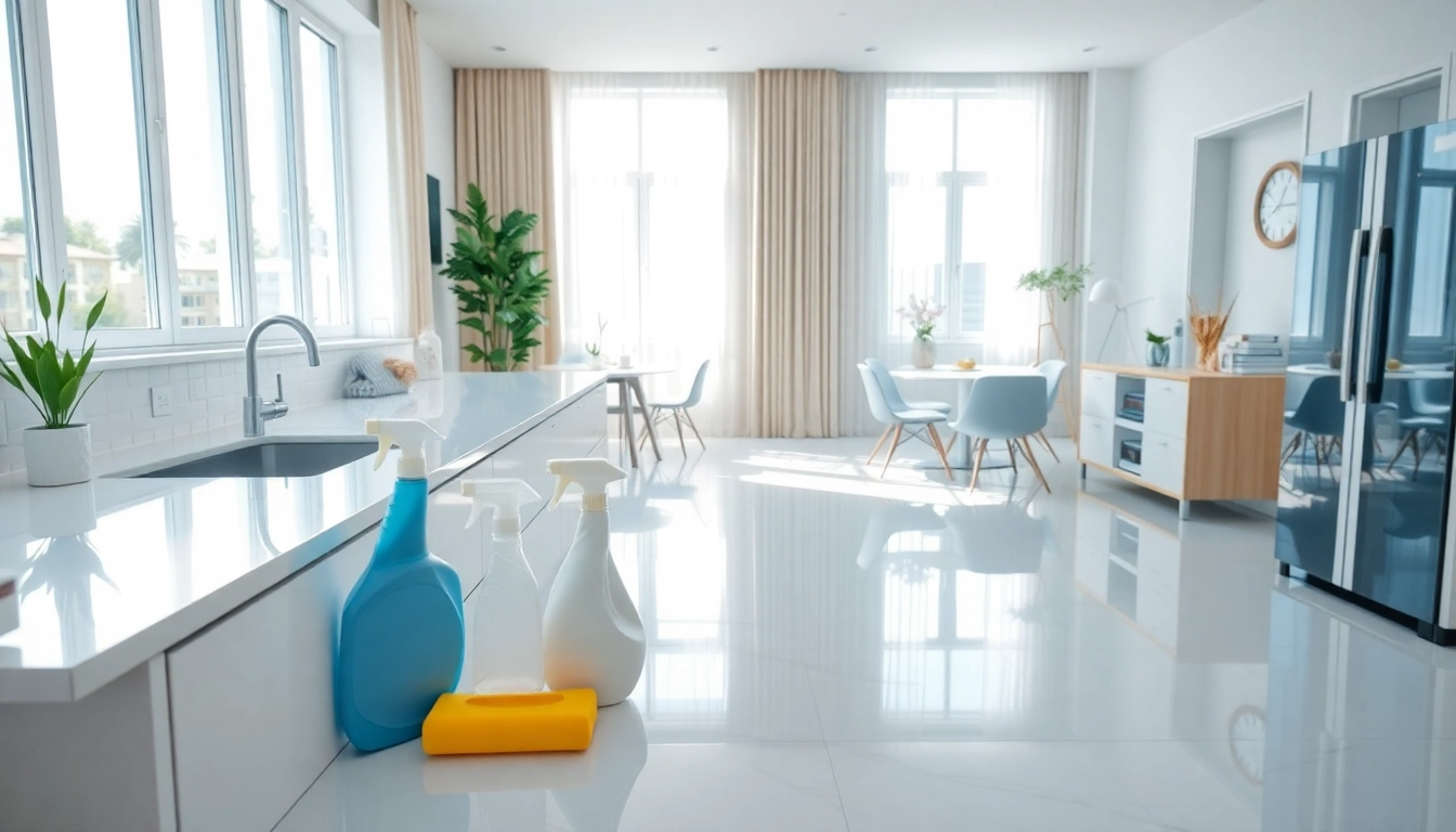 Bond cleaning Logan with a professional cleaner ensuring a spotless apartment.