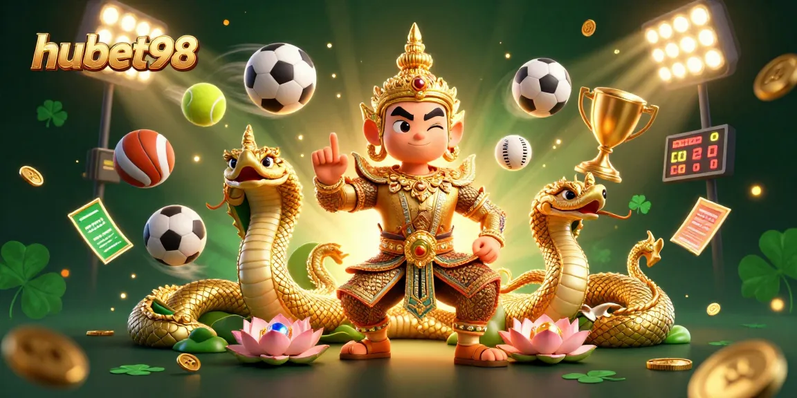 Win big at hubet98 with vibrant casino action featuring dynamic sports elements and golden visuals.