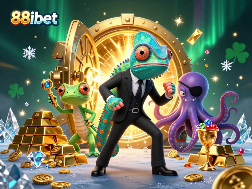 Win big with 88ibet while enjoying a vibrant casino adventure in a dynamic 3D scene.