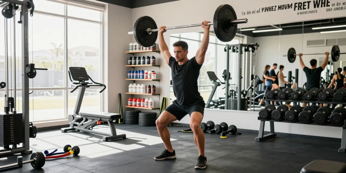 Driada Shop displaying anabolic health products in a motivating gym environment