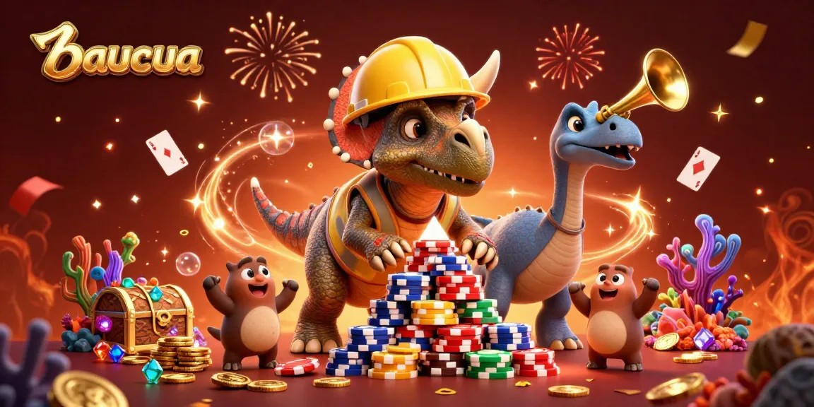 Baucua players enjoy vibrant casino action with dynamic characters and colorful elements.