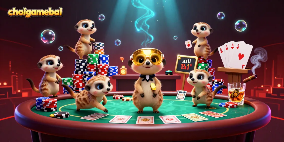 Experience thrilling gameplay at choigamebai, where meerkats run a vibrant casino.