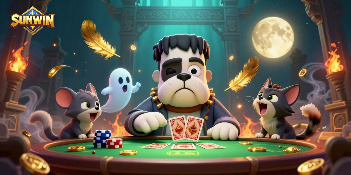 SUNWIN offers thrilling card games with a spooky twist featuring unique 3D characters and vibrant graphics.