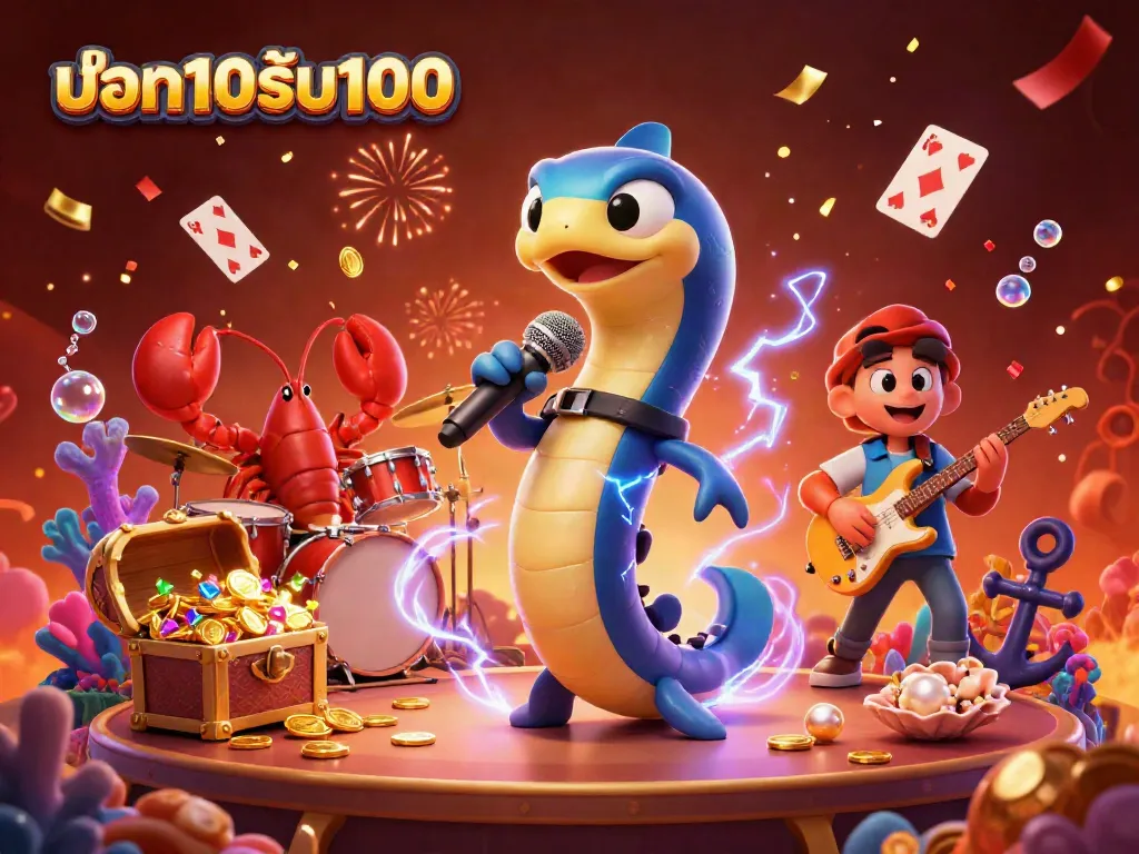 ฝาก10รับ100 สนุกไปกับการแสดงของปลาไฟฟ้าในคาสิโนใต้น้ำ