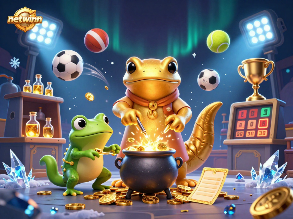 Melt gold coins with netwinn's immersive gaming experience and magic in every detail.