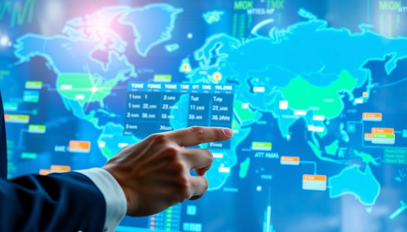 Optimize AI scheduling with time zones using a digital calendar interface in a modern setting.