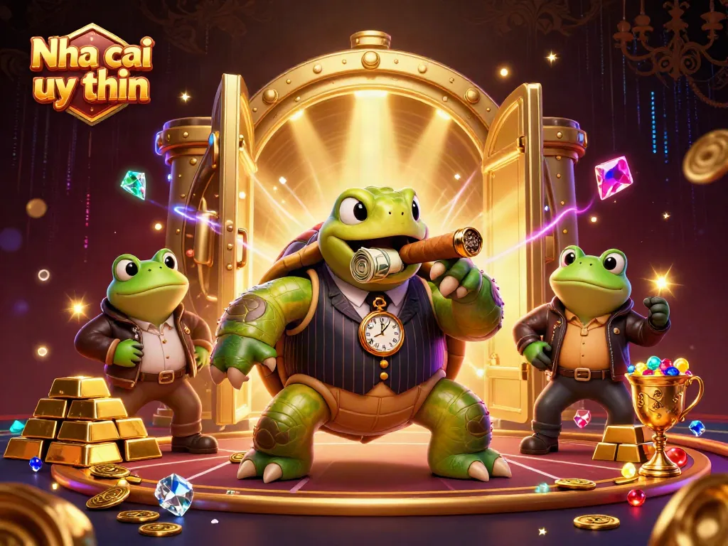 Experience thrilling gameplay at Nha cai uy tin, where the action unfolds in a vibrant casino scene.