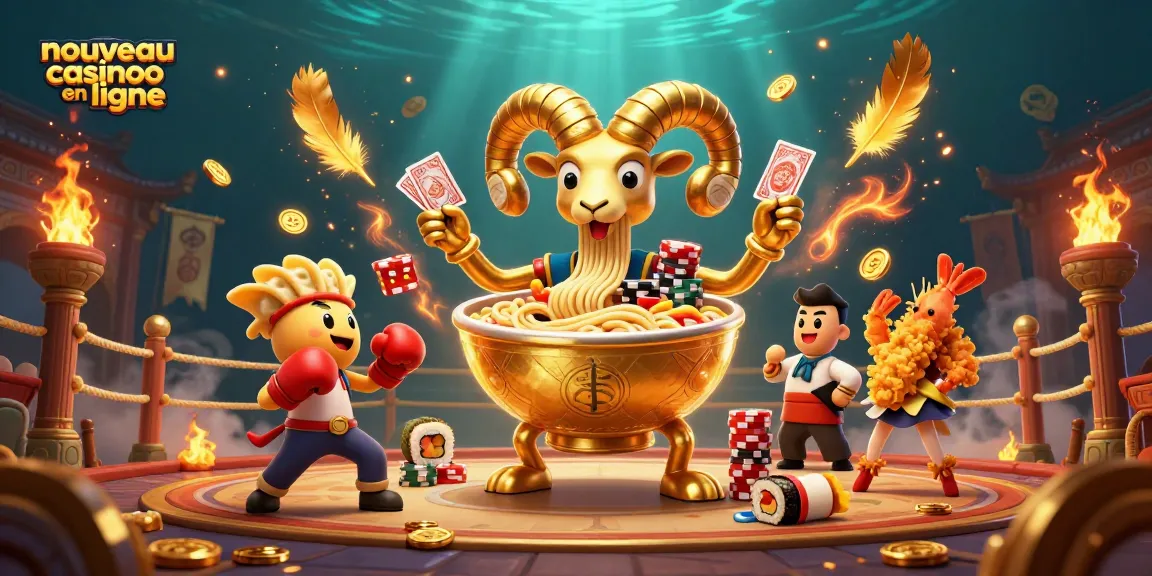 Découvrez le nouveau casino en ligne avec des personnages de casino animés dans une scène dynamique.