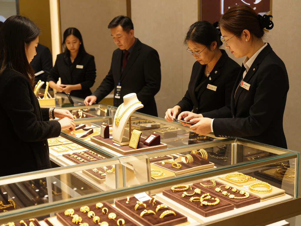 Beautiful gold jewelry displays at mantra88 showcasing elegant 24K pieces.