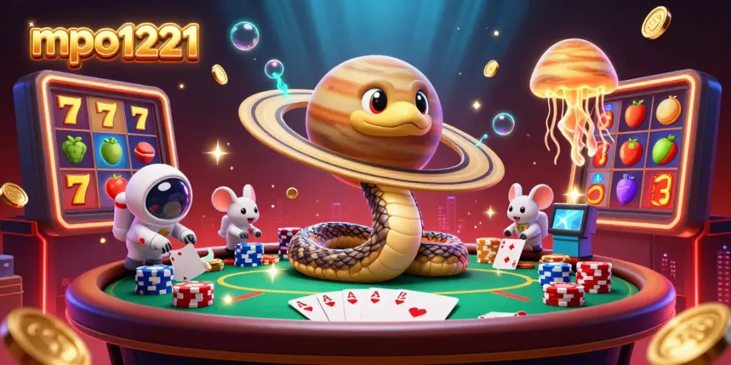 Engage in exciting gameplay at mpo1221 with a thrilling cosmic roulette scenario featuring vibrant game elements.