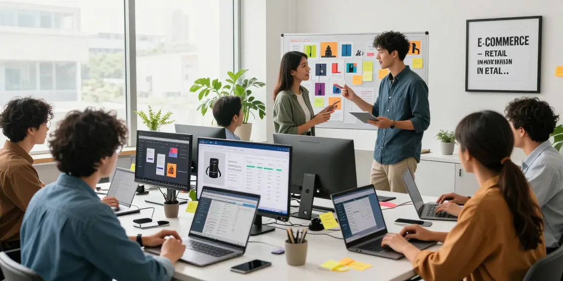 Team collaboration at ebbfilter.com’s office, showcasing innovative e-commerce strategies.