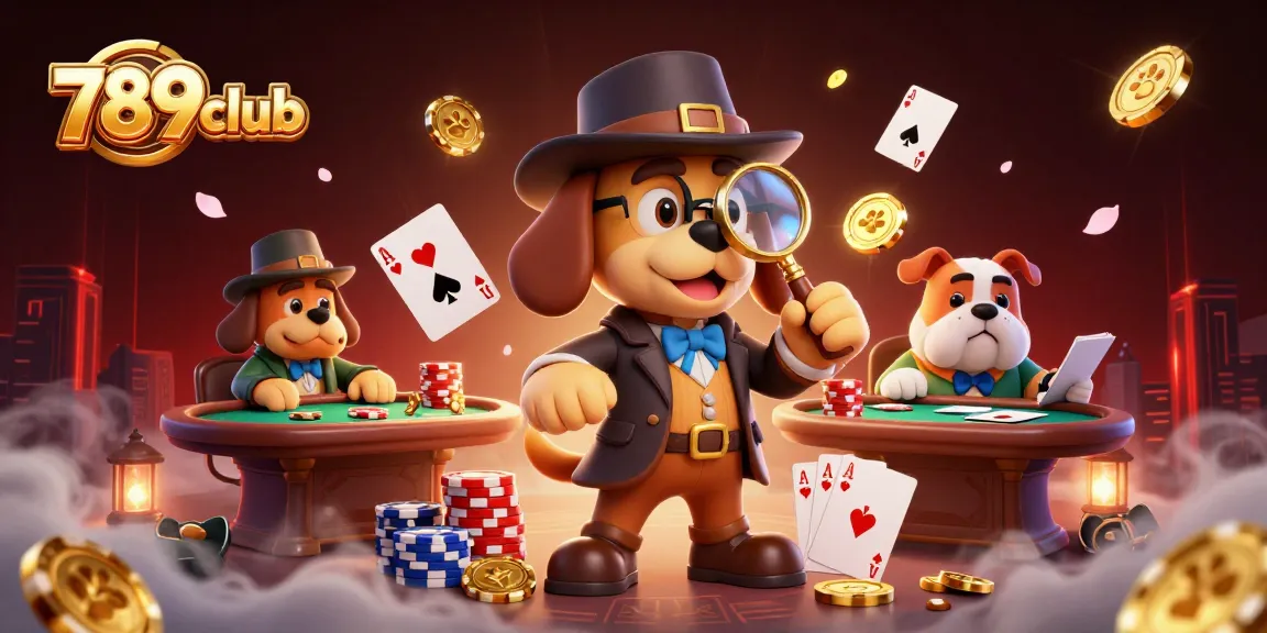 Engage in thrilling poker action with 789club, showcasing golden chips and exciting casino elements.