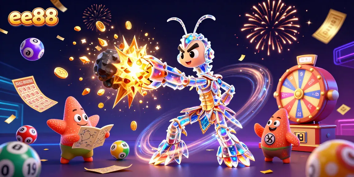Experience exciting moments at ee88 with our vibrant, dynamic lottery scene filled with gems and prizes.