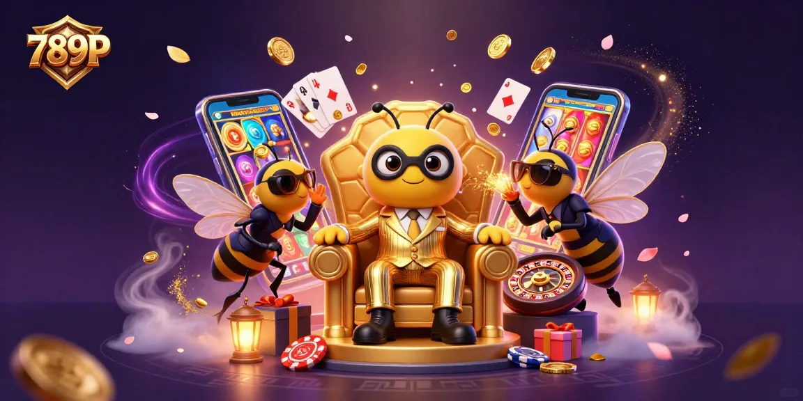 Win big at 789P with vibrant slot games, surrounded by charismatic characters and dynamic casino action.