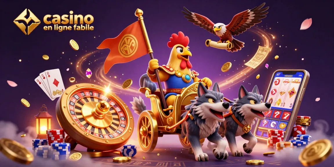 Vivez l'excitation des jeux d'argent sur un casino en ligne fiable avec cette illustration captivante.