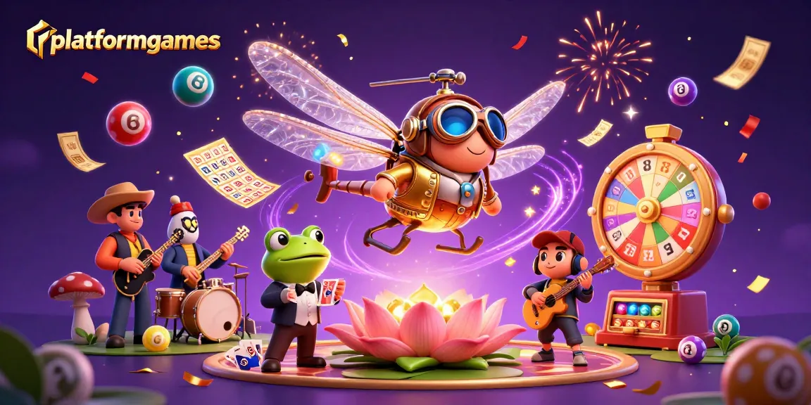 Play games and win on platformgames with vibrant 3D casino characters in action.