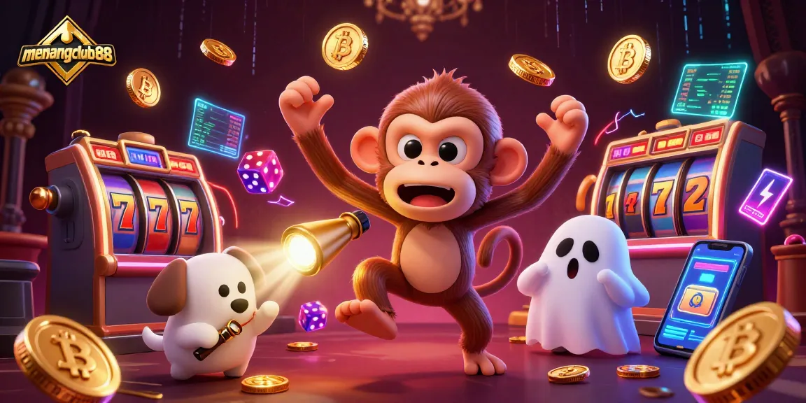 Experience the thrill of menangclub88 with golden jackpot wins and nostalgic classic games in this vibrant casino scene.