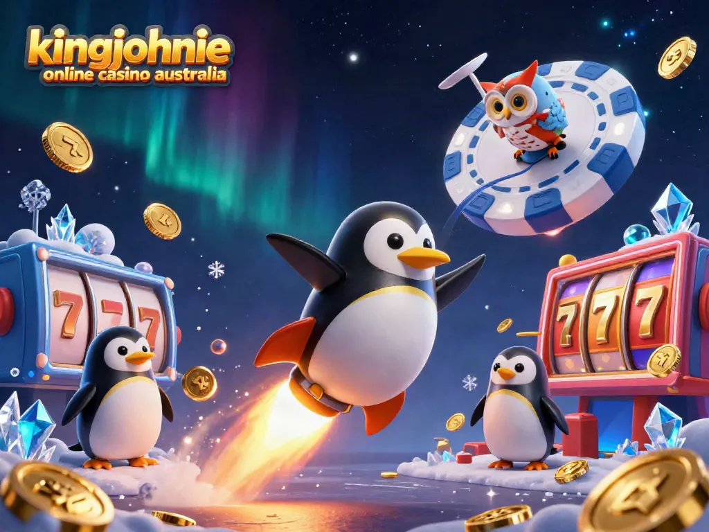 Experience winning thrills at kingjohnnie online casino australia with exciting slots and golden penguins!