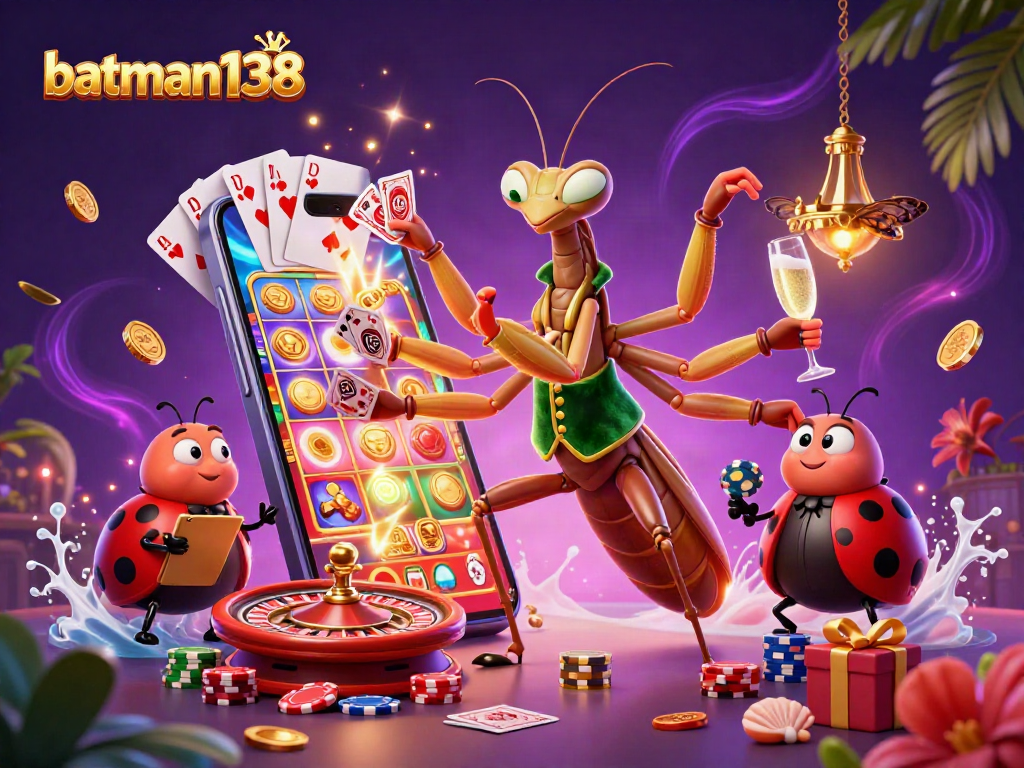 Experience batman138's thrilling casino atmosphere with vibrant games and fun characters.