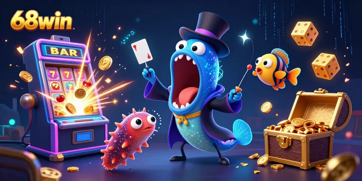 Experience thrilling slots at 68win with vivid colors and dynamic gaming elements