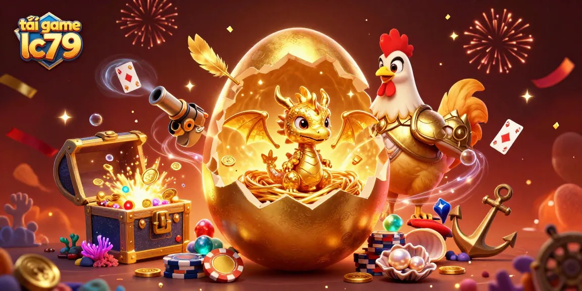 Tải game lc79 với hình ảnh rồng vàng và chip poker, tạo nên không khí cược đầy hấp dẫn.